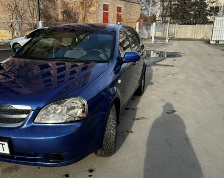 Синий Шевроле Лачетти, объемом двигателя 1.8 л и пробегом 200 тыс. км за 3990 $, фото 1 на Automoto.ua
