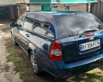 Синий Шевроле Лачетти, объемом двигателя 1.8 л и пробегом 116 тыс. км за 5600 $, фото 1 на Automoto.ua