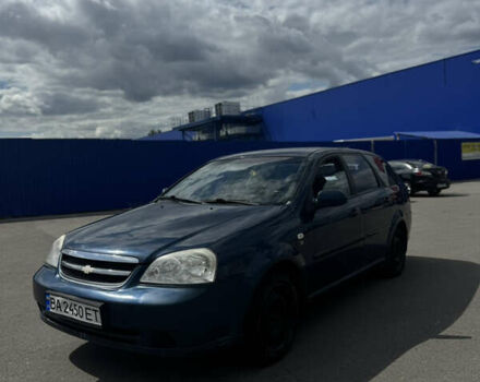 Синий Шевроле Лачетти, объемом двигателя 1.8 л и пробегом 268 тыс. км за 5000 $, фото 1 на Automoto.ua