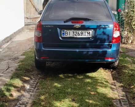 Синий Шевроле Лачетти, объемом двигателя 1.8 л и пробегом 116 тыс. км за 5600 $, фото 2 на Automoto.ua