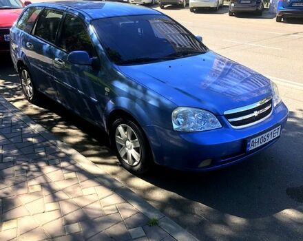 Синий Шевроле Лачетти, объемом двигателя 1.8 л и пробегом 120 тыс. км за 4100 $, фото 1 на Automoto.ua