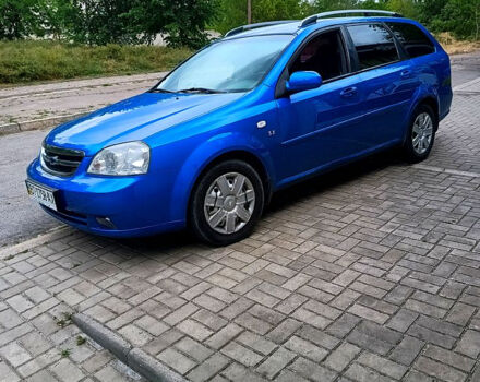 Синий Шевроле Лачетти, объемом двигателя 1.8 л и пробегом 200 тыс. км за 6500 $, фото 3 на Automoto.ua