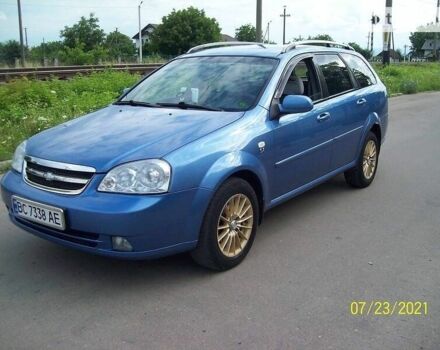 Синий Шевроле Лачетти, объемом двигателя 1.8 л и пробегом 282 тыс. км за 3100 $, фото 1 на Automoto.ua