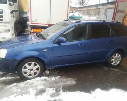 Синий Шевроле Лачетти, объемом двигателя 1.8 л и пробегом 400 тыс. км за 4500 $, фото 1 на Automoto.ua