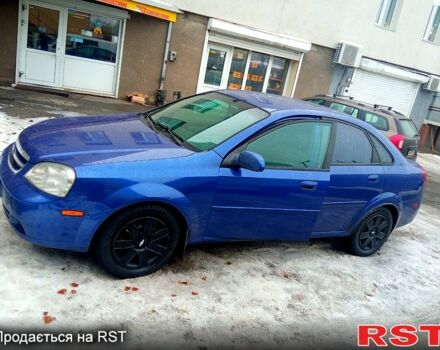 Синий Шевроле Лачетти, объемом двигателя 2 л и пробегом 230 тыс. км за 3900 $, фото 1 на Automoto.ua