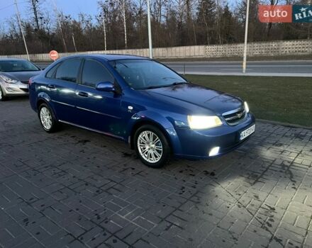Синий Шевроле Лачетти, объемом двигателя 1.8 л и пробегом 262 тыс. км за 3400 $, фото 1 на Automoto.ua