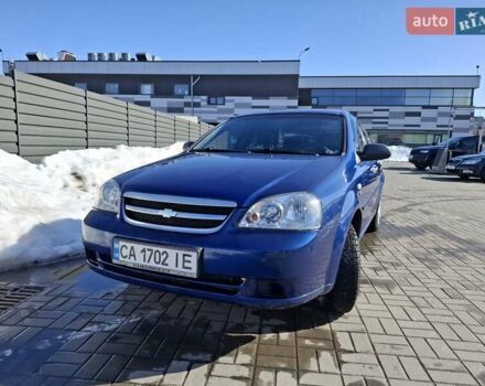 Синий Шевроле Лачетти, объемом двигателя 1.6 л и пробегом 217 тыс. км за 4250 $, фото 1 на Automoto.ua