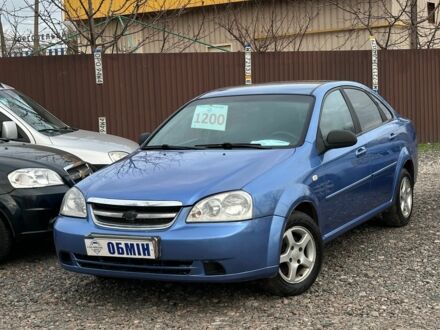 Синий Шевроле Лачетти, объемом двигателя 1.6 л и пробегом 307 тыс. км за 3700 $, фото 1 на Automoto.ua