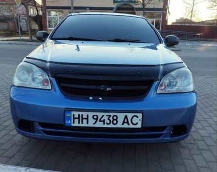 Синий Шевроле Лачетти, объемом двигателя 1.6 л и пробегом 238 тыс. км за 4200 $, фото 1 на Automoto.ua