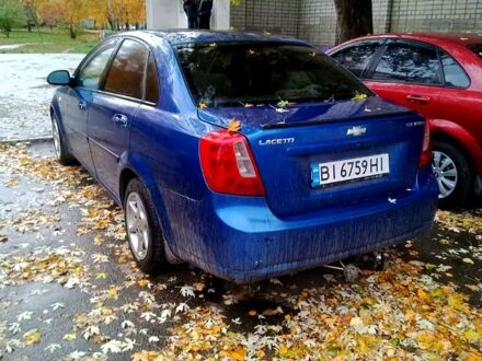 Синий Шевроле Лачетти, объемом двигателя 1.8 л и пробегом 252 тыс. км за 2800 $, фото 1 на Automoto.ua