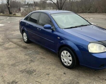 Синий Шевроле Лачетти, объемом двигателя 1.8 л и пробегом 208 тыс. км за 3550 $, фото 1 на Automoto.ua