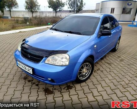 Синий Шевроле Лачетти, объемом двигателя 1.6 л и пробегом 213 тыс. км за 3500 $, фото 1 на Automoto.ua