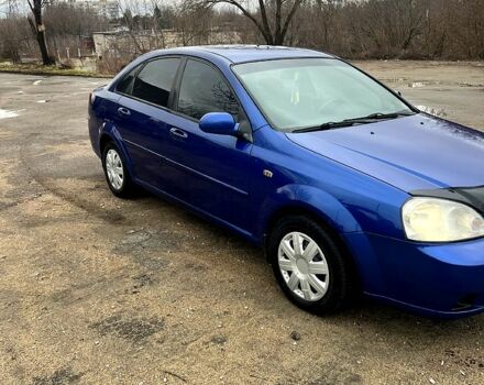 Синий Шевроле Лачетти, объемом двигателя 1.8 л и пробегом 208 тыс. км за 3550 $, фото 1 на Automoto.ua