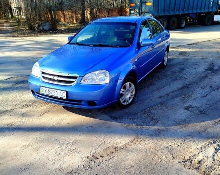 Синий Шевроле Лачетти, объемом двигателя 1.8 л и пробегом 290 тыс. км за 2850 $, фото 1 на Automoto.ua