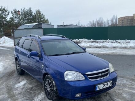 Синий Шевроле Лачетти, объемом двигателя 1.8 л и пробегом 340 тыс. км за 3500 $, фото 1 на Automoto.ua