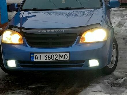 Синий Шевроле Лачетти, объемом двигателя 1.8 л и пробегом 200 тыс. км за 3600 $, фото 1 на Automoto.ua