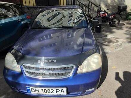 Синий Шевроле Лачетти, объемом двигателя 1.6 л и пробегом 243 тыс. км за 3800 $, фото 1 на Automoto.ua