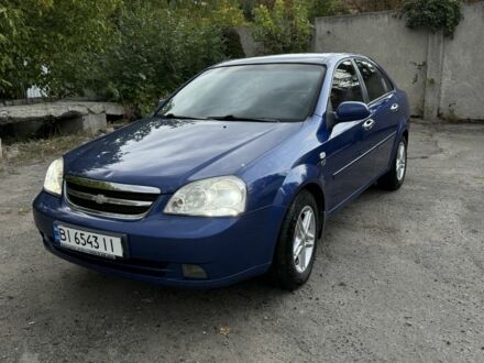 Синий Шевроле Лачетти, объемом двигателя 1.8 л и пробегом 123 тыс. км за 5200 $, фото 1 на Automoto.ua