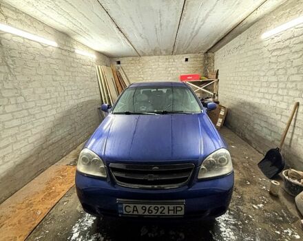 Синий Шевроле Лачетти, объемом двигателя 1.8 л и пробегом 46700 тыс. км за 3500 $, фото 1 на Automoto.ua