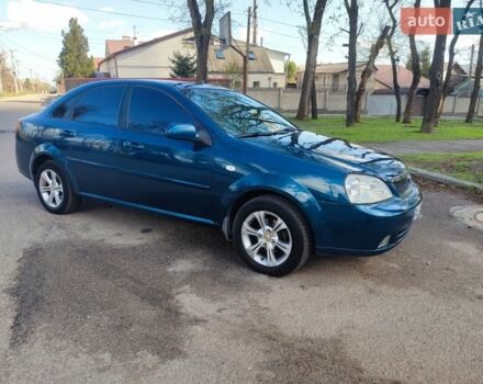Синий Шевроле Лачетти, объемом двигателя 1.8 л и пробегом 200 тыс. км за 3999 $, фото 1 на Automoto.ua