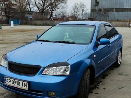 Синий Шевроле Лачетти, объемом двигателя 1.8 л и пробегом 200 тыс. км за 3300 $, фото 1 на Automoto.ua