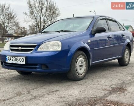 Синий Шевроле Лачетти, объемом двигателя 1.6 л и пробегом 213 тыс. км за 4300 $, фото 1 на Automoto.ua