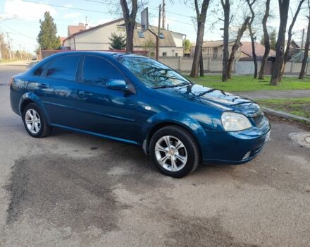 Синий Шевроле Лачетти, объемом двигателя 1.8 л и пробегом 250 тыс. км за 3999 $, фото 1 на Automoto.ua