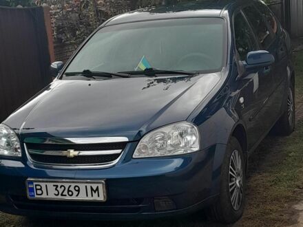 Синий Шевроле Лачетти, объемом двигателя 1.8 л и пробегом 116 тыс. км за 5600 $, фото 1 на Automoto.ua