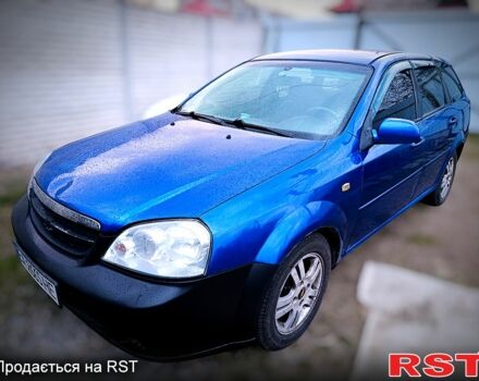 Синий Шевроле Лачетти, объемом двигателя 1.8 л и пробегом 200 тыс. км за 2800 $, фото 1 на Automoto.ua