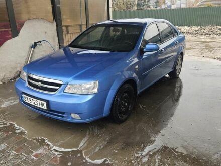 Синий Шевроле Лачетти, объемом двигателя 1.8 л и пробегом 190 тыс. км за 4200 $, фото 1 на Automoto.ua