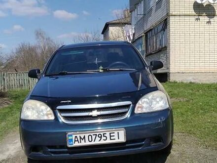 Синий Шевроле Лачетти, объемом двигателя 1.6 л и пробегом 207 тыс. км за 4300 $, фото 1 на Automoto.ua