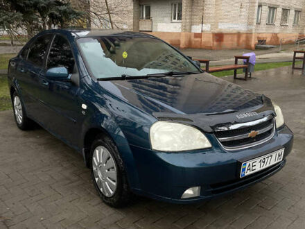 Синий Шевроле Лачетти, объемом двигателя 1.8 л и пробегом 244 тыс. км за 4450 $, фото 1 на Automoto.ua