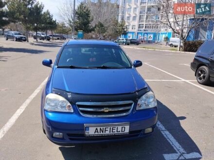 Синий Шевроле Лачетти, объемом двигателя 1.8 л и пробегом 193 тыс. км за 4600 $, фото 1 на Automoto.ua