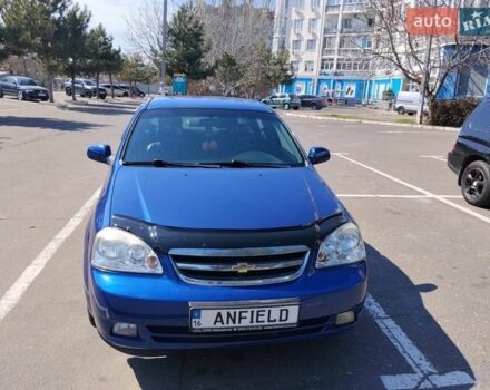 Синий Шевроле Лачетти, объемом двигателя 1.8 л и пробегом 193 тыс. км за 4600 $, фото 1 на Automoto.ua