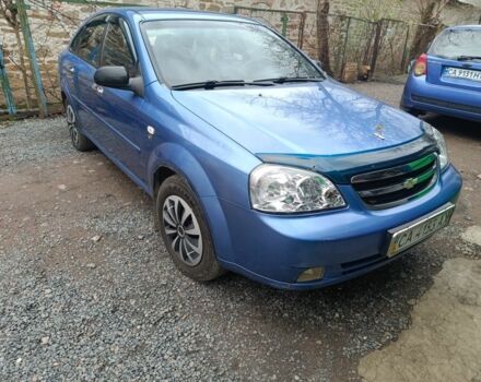 Синий Шевроле Лачетти, объемом двигателя 1.6 л и пробегом 140 тыс. км за 3600 $, фото 1 на Automoto.ua