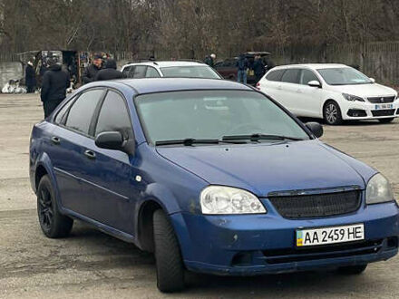 Синий Шевроле Лачетти, объемом двигателя 1.6 л и пробегом 410 тыс. км за 2400 $, фото 1 на Automoto.ua