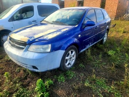 Синий Шевроле Лачетти, объемом двигателя 1.6 л и пробегом 320 тыс. км за 2100 $, фото 1 на Automoto.ua