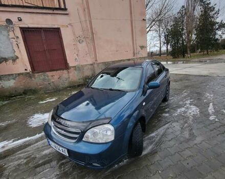 Синий Шевроле Лачетти, объемом двигателя 2 л и пробегом 222 тыс. км за 3800 $, фото 1 на Automoto.ua