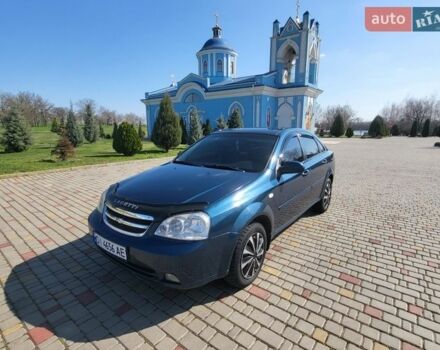 Синий Шевроле Лачетти, объемом двигателя 2 л и пробегом 222 тыс. км за 3700 $, фото 1 на Automoto.ua