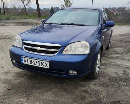 Синій Шевроле Лачетті, об'ємом двигуна 1.8 л та пробігом 218 тис. км за 4850 $, фото 1 на Automoto.ua
