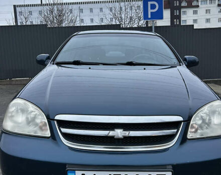 Синий Шевроле Лачетти, объемом двигателя 1.8 л и пробегом 221 тыс. км за 4650 $, фото 1 на Automoto.ua