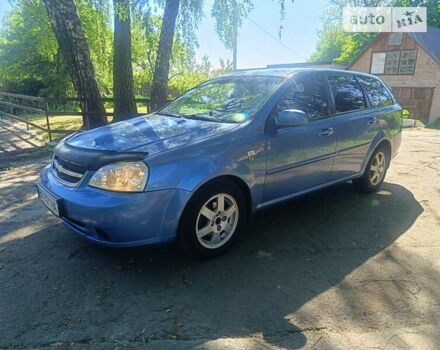 Синий Шевроле Лачетти, объемом двигателя 1.8 л и пробегом 228 тыс. км за 3200 $, фото 1 на Automoto.ua