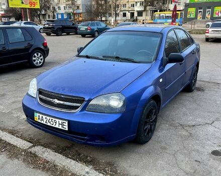 Синий Шевроле Лачетти, объемом двигателя 1.6 л и пробегом 350 тыс. км за 2400 $, фото 1 на Automoto.ua