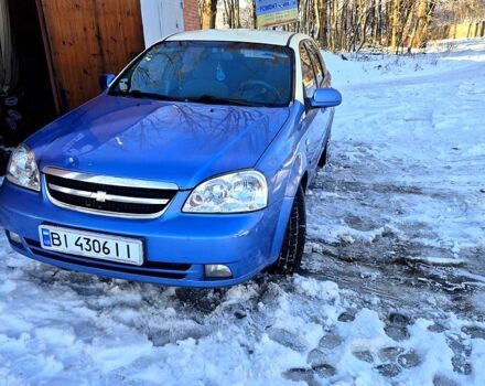 Синий Шевроле Лачетти, объемом двигателя 1.8 л и пробегом 0 тыс. км за 4750 $, фото 1 на Automoto.ua