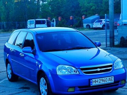 Синий Шевроле Лачетти, объемом двигателя 1.8 л и пробегом 130 тыс. км за 4600 $, фото 1 на Automoto.ua