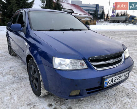 Синий Шевроле Лачетти, объемом двигателя 1.8 л и пробегом 310 тыс. км за 3550 $, фото 1 на Automoto.ua