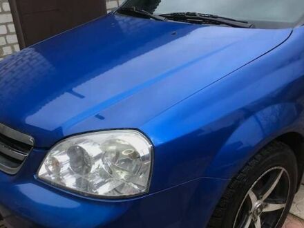 Синий Шевроле Лачетти, объемом двигателя 1.8 л и пробегом 200 тыс. км за 3900 $, фото 1 на Automoto.ua