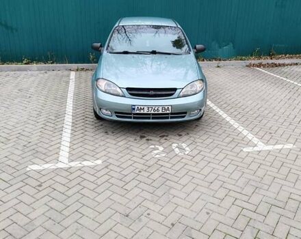 Зеленый Шевроле Лачетти, объемом двигателя 1.6 л и пробегом 277 тыс. км за 3750 $, фото 2 на Automoto.ua