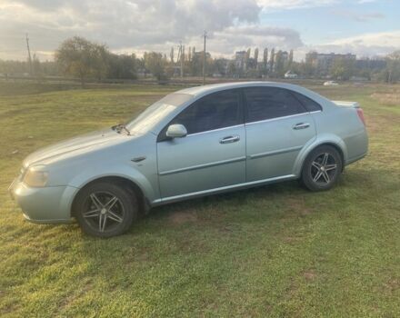 Зеленый Шевроле Лачетти, объемом двигателя 1.6 л и пробегом 230 тыс. км за 4200 $, фото 1 на Automoto.ua