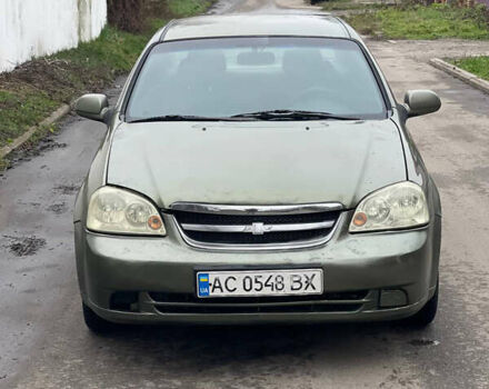 Зеленый Шевроле Лачетти, объемом двигателя 1.8 л и пробегом 275 тыс. км за 2600 $, фото 1 на Automoto.ua
